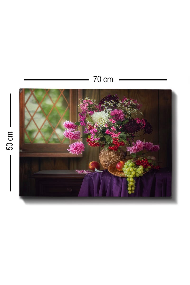 Dekorativ Canvasbilde 50x70 cm - Flerfarget - Innredning - Bilder & kunst - Lerretsbilder