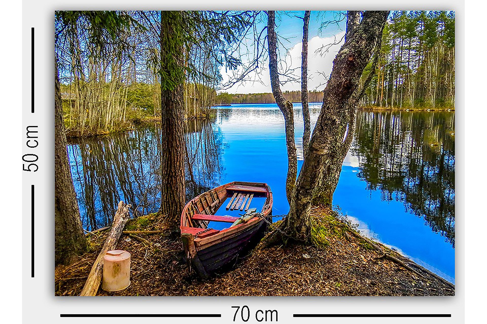 Dekorativ Canvasbilde 50x70 cm - Flerfarget - Innredning - Bilder & kunst - Lerretsbilder