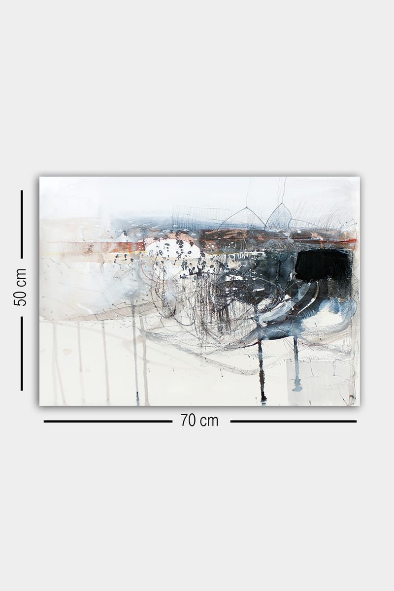 Dekorativ Canvasbilde 50x70 cm - Flerfarget - Innredning - Bilder & kunst - Lerretsbilder