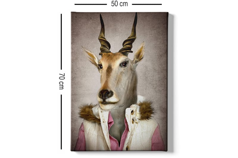 Dekorativ Canvasbilde 50x70 cm - Flerfarget - Innredning - Bilder & kunst - Lerretsbilder