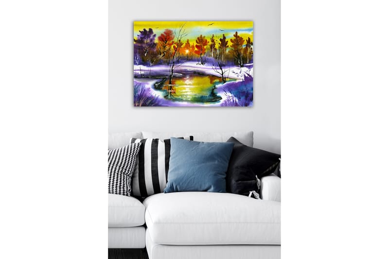 Dekorativ Canvasbilde 50x70 cm - Flerfarget - Innredning - Bilder & kunst - Lerretsbilder