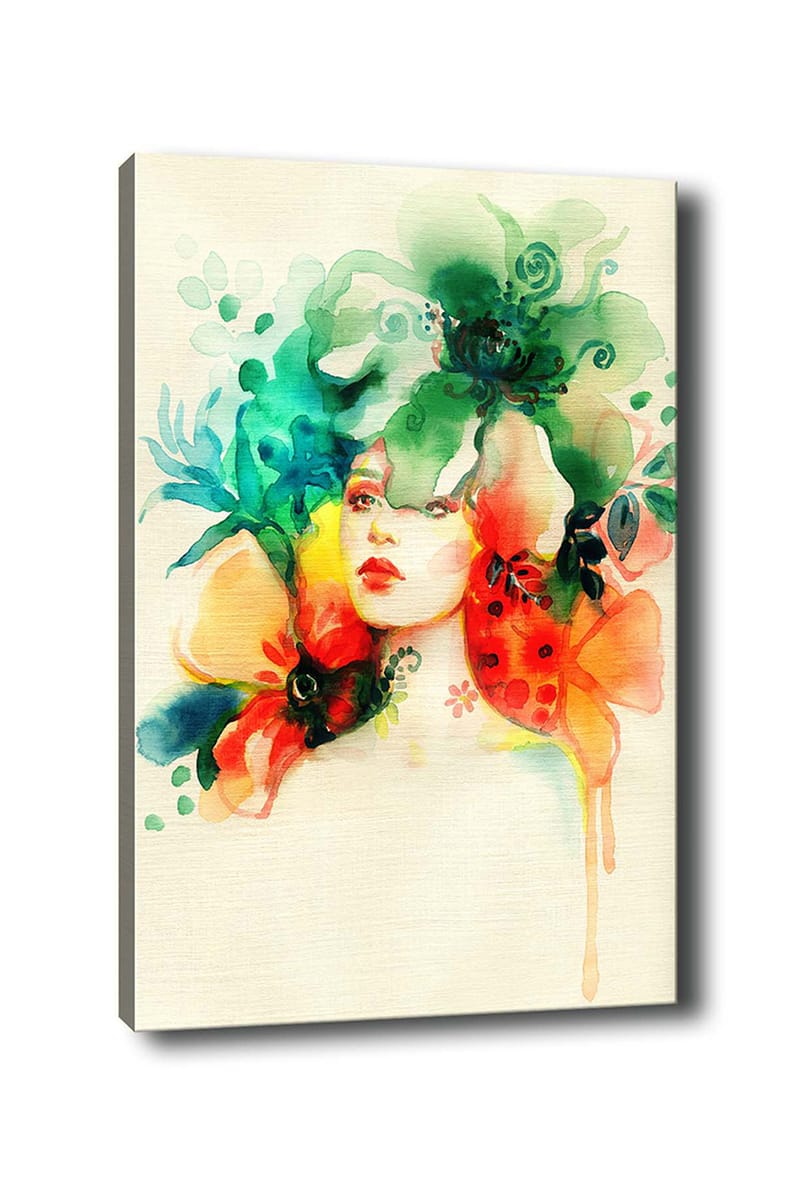 Dekorativ Canvasbilde 50x70 cm - Flerfarget - Innredning - Bilder & kunst - Lerretsbilder