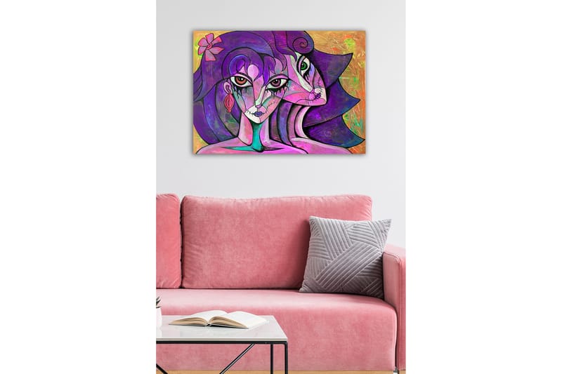 Dekorativ Canvasbilde 50x70 cm - Flerfarget - Innredning - Bilder & kunst - Lerretsbilder