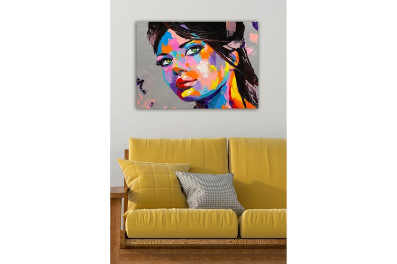 Dekorativ Canvasbilde 50x70 cm - Flerfarget - Innredning - Bilder & kunst - Lerretsbilder