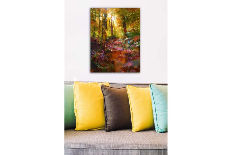 Dekorativ Canvasbilde 50x70 cm - Flerfarget - Innredning - Bilder & kunst - Lerretsbilder