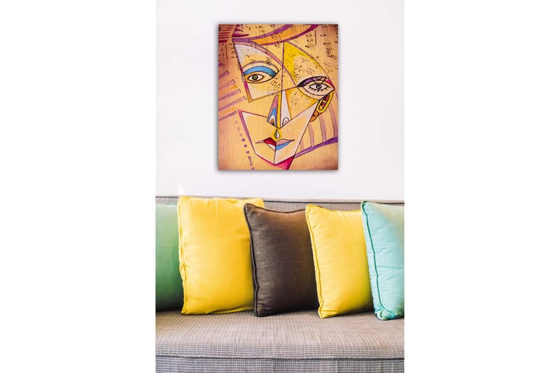Dekorativ Canvasbilde 50x70 cm - Flerfarget - Innredning - Bilder & kunst - Lerretsbilder