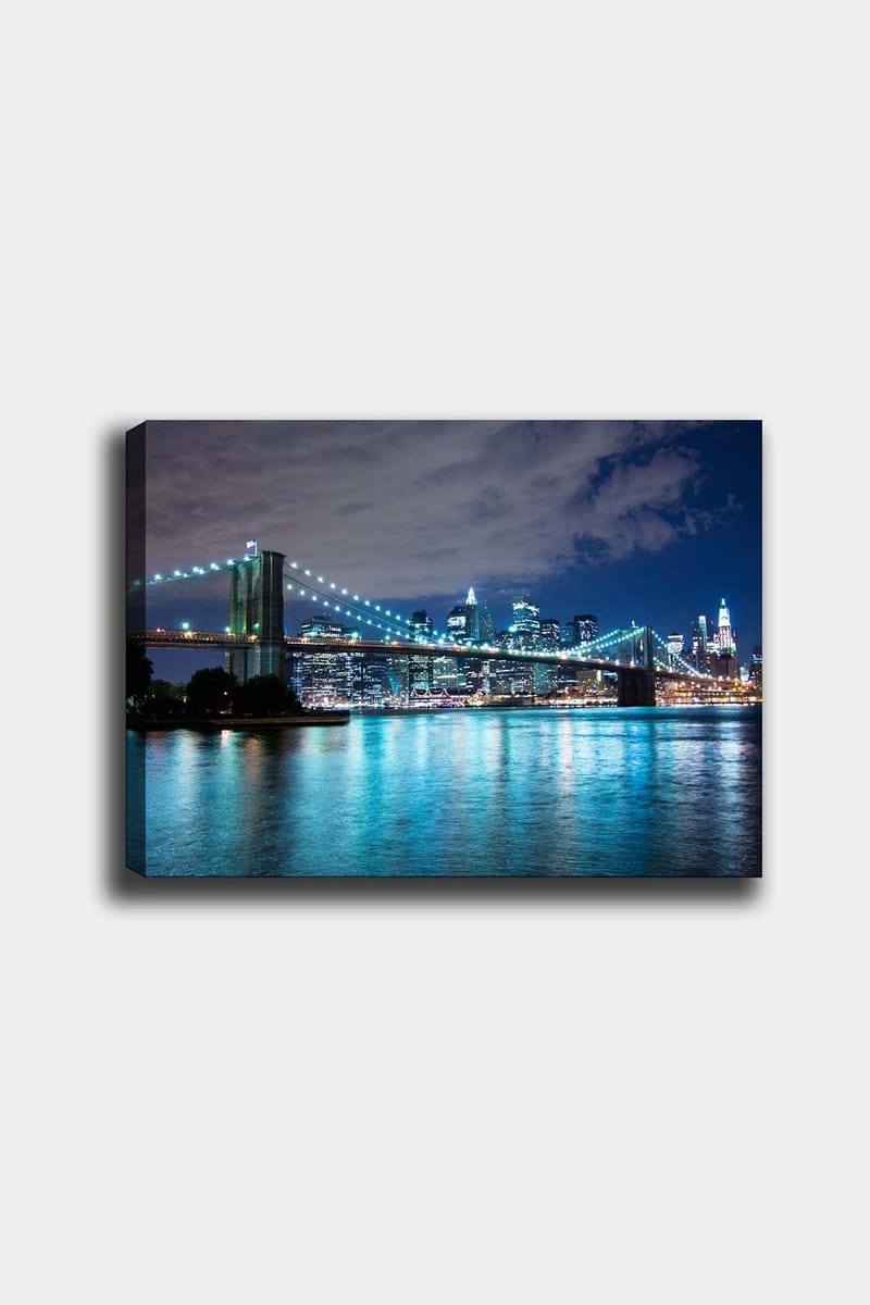 Dekorativ Canvasbilde 50x70 cm - Flerfarget - Innredning - Bilder & kunst - Lerretsbilder