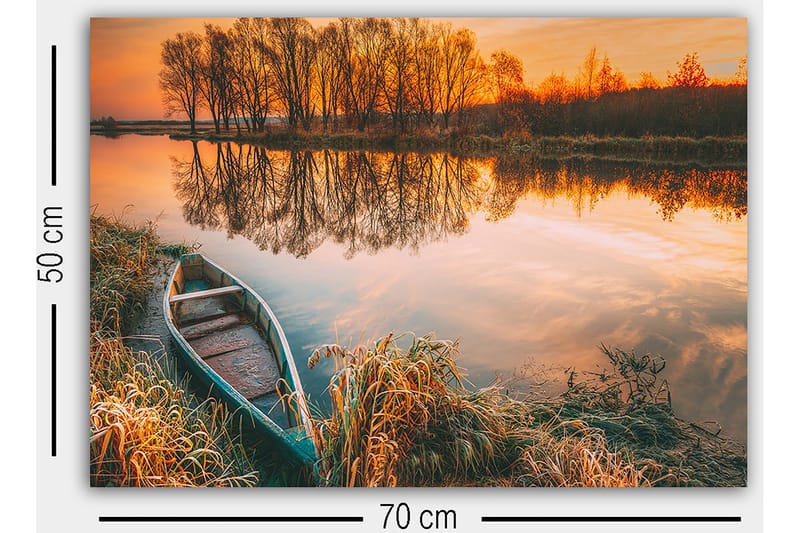 Dekorativ Canvasbilde 50x70 cm - Flerfarget - Innredning - Bilder & kunst - Lerretsbilder