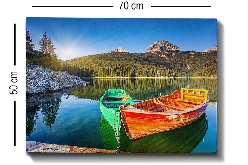 Dekorativ Canvasbilde 50x70 cm - Flerfarget - Innredning - Bilder & kunst - Lerretsbilder