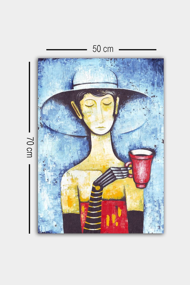 Dekorativ Canvasbilde 50x70 cm - Flerfarget - Innredning - Bilder & kunst - Lerretsbilder