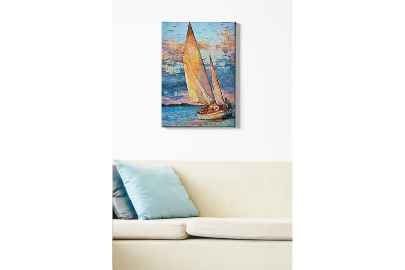 Dekorativ Canvasbilde 50x70 cm - Flerfarget - Innredning - Bilder & kunst - Lerretsbilder