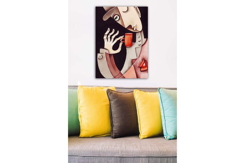 Dekorativ Canvasbilde 50x70 cm - Flerfarget - Innredning - Bilder & kunst - Lerretsbilder
