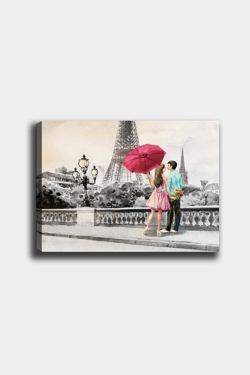 Dekorativ Canvasbilde 50x70 cm - Flerfarget - Innredning - Bilder & kunst - Lerretsbilder