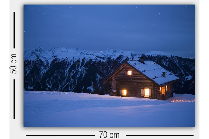 Dekorativ Canvasbilde 50x70 cm - Flerfarget - Innredning - Bilder & kunst - Lerretsbilder