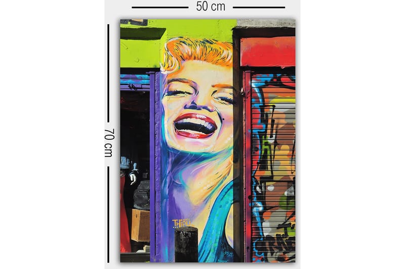 Dekorativ Canvasbilde 50x70 cm - Flerfarget - Innredning - Bilder & kunst - Lerretsbilder