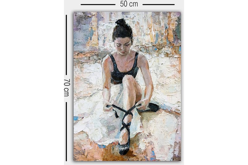 Dekorativ Canvasbilde 50x70 cm - Flerfarget - Innredning - Bilder & kunst - Lerretsbilder