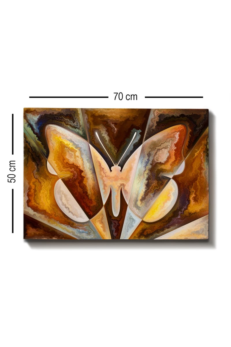 Dekorativ Canvasbilde 50x70 cm - Flerfarget - Innredning - Bilder & kunst - Lerretsbilder