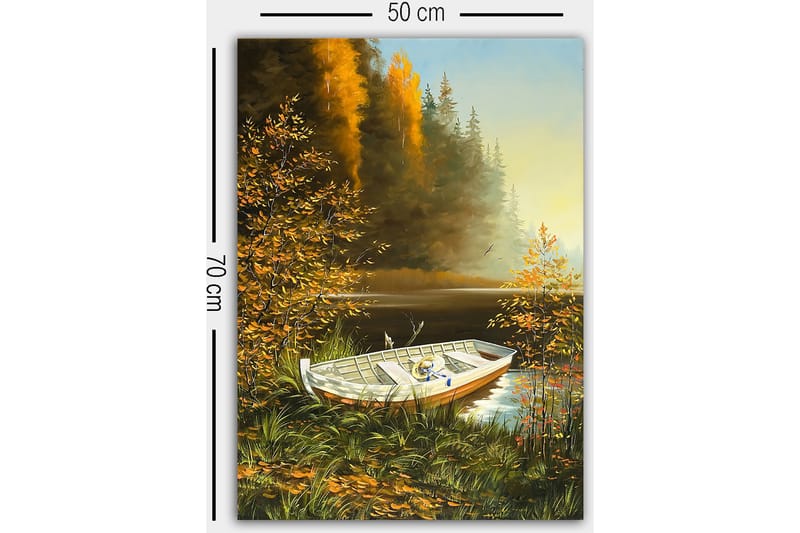 Dekorativ Canvasbilde 50x70 cm - Flerfarget - Innredning - Bilder & kunst - Lerretsbilder