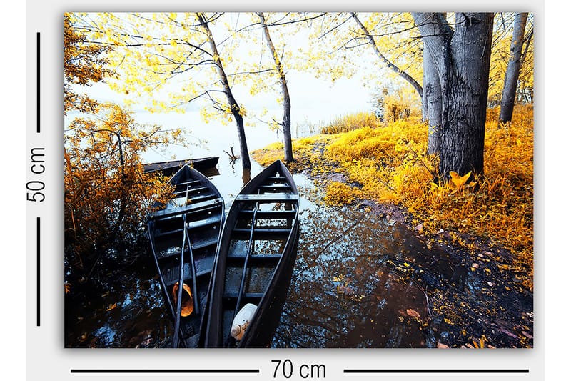 Dekorativ Canvasbilde 50x70 cm - Flerfarget - Innredning - Bilder & kunst - Lerretsbilder