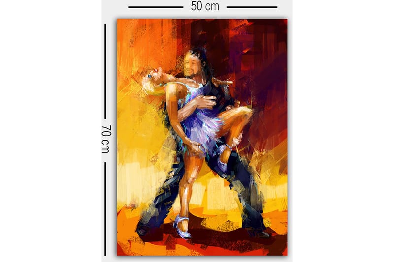 Dekorativ Canvasbilde 50x70 cm - Flerfarget - Innredning - Bilder & kunst - Lerretsbilder