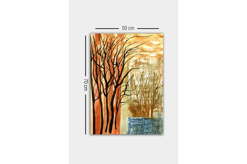 Dekorativ Canvasbilde 50x70 cm - Flerfarget - Innredning - Bilder & kunst - Lerretsbilder