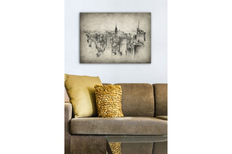 Dekorativ Canvasbilde 50x70 cm - Flerfarget - Innredning - Bilder & kunst - Lerretsbilder