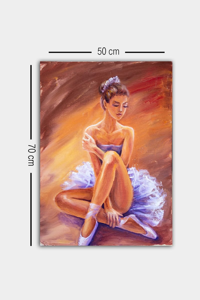 Dekorativ Canvasbilde 50x70 cm - Flerfarget - Innredning - Bilder & kunst - Lerretsbilder