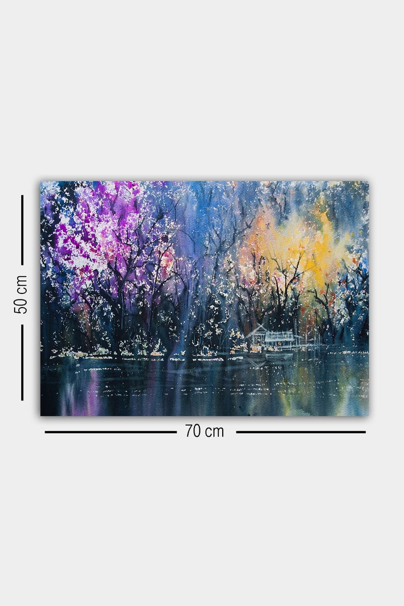 Dekorativ Canvasbilde 50x70 cm - Flerfarget - Innredning - Bilder & kunst - Lerretsbilder