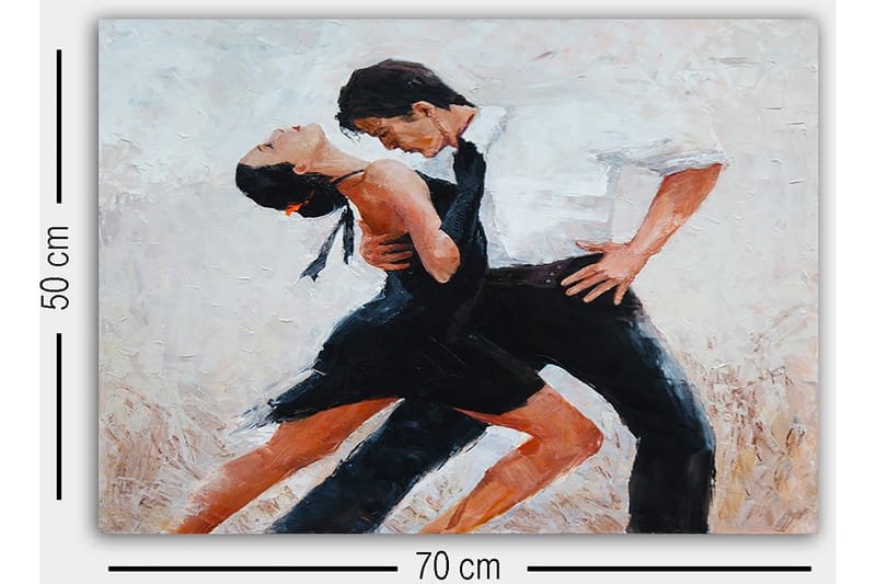 Dekorativ Canvasbilde 50x70 cm - Flerfarget - Innredning - Bilder & kunst - Lerretsbilder