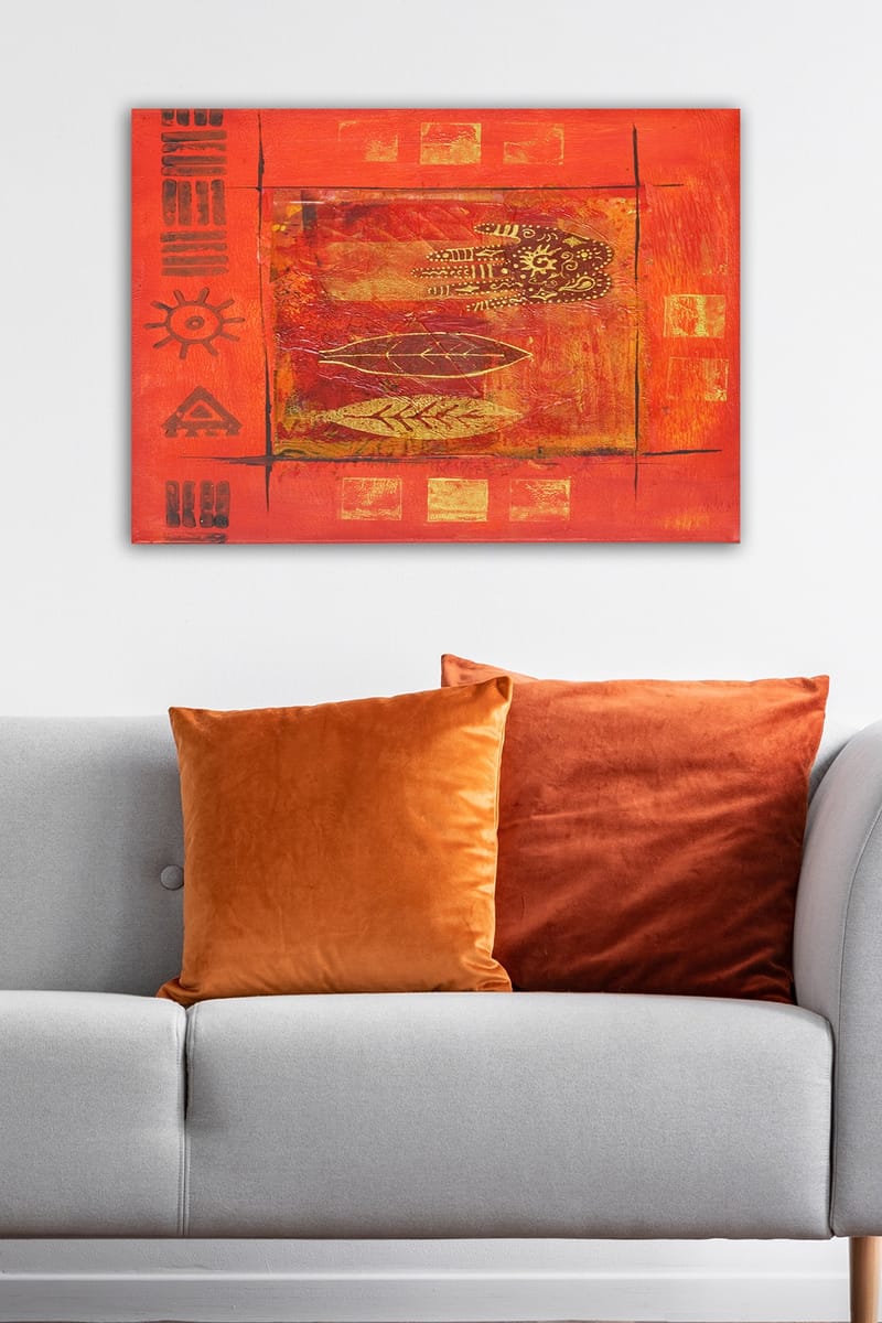 Dekorativ Canvasbilde 50x70 cm - Flerfarget - Innredning - Bilder & kunst - Lerretsbilder