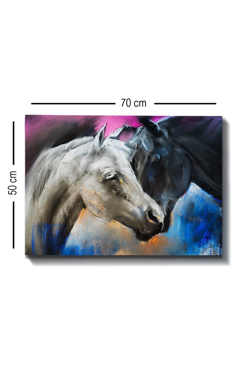 Dekorativ Canvasbilde 50x70 cm - Flerfarget - Innredning - Bilder & kunst - Lerretsbilder