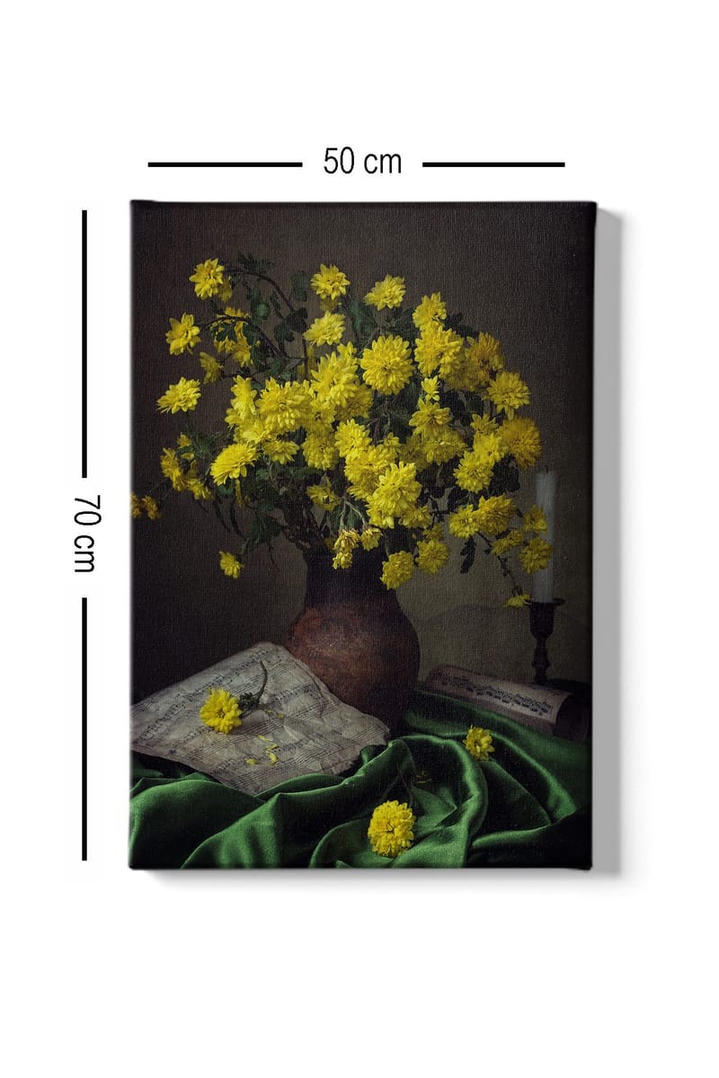 Dekorativ Canvasbilde 50x70 cm - Flerfarget - Innredning - Bilder & kunst - Lerretsbilder