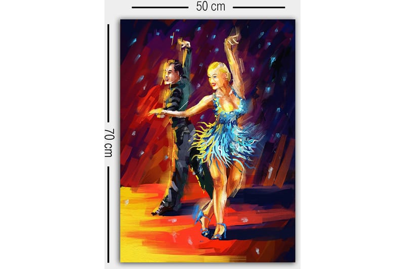 Dekorativ Canvasbilde 50x70 cm - Flerfarget - Innredning - Bilder & kunst - Lerretsbilder