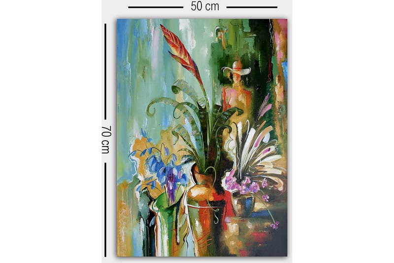 Dekorativ Canvasbilde 50x70 cm - Flerfarget - Innredning - Bilder & kunst - Lerretsbilder