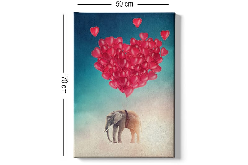 Dekorativ Canvasbilde 50x70 cm - Flerfarget - Innredning - Bilder & kunst - Lerretsbilder