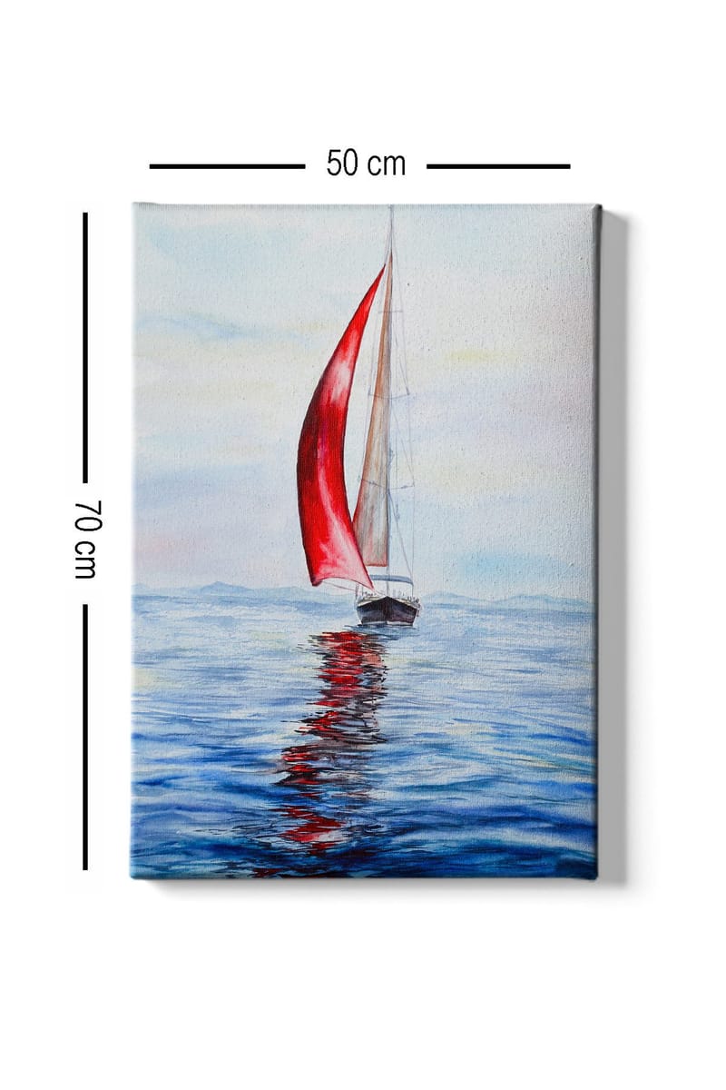 Dekorativ Canvasbilde 50x70 cm - Flerfarget - Innredning - Bilder & kunst - Lerretsbilder