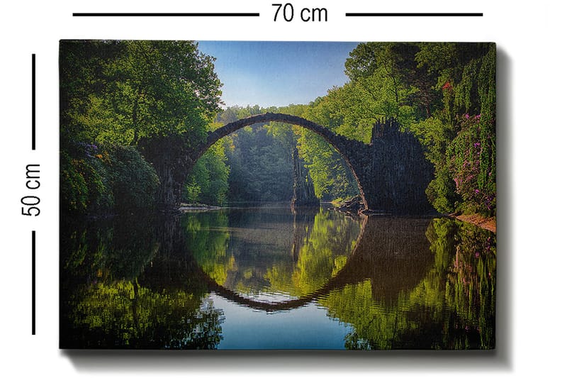 Dekorativ Canvasbilde 50x70 cm - Flerfarget - Innredning - Bilder & kunst - Lerretsbilder