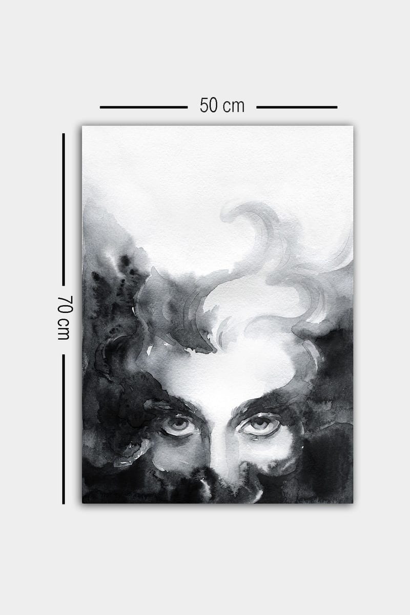 Dekorativ Canvasbilde 50x70 cm - Flerfarget - Innredning - Bilder & kunst - Lerretsbilder