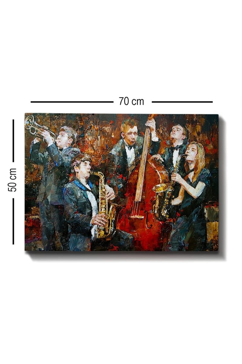 Dekorativ Canvasbilde 50x70 cm - Flerfarget - Innredning - Bilder & kunst - Lerretsbilder