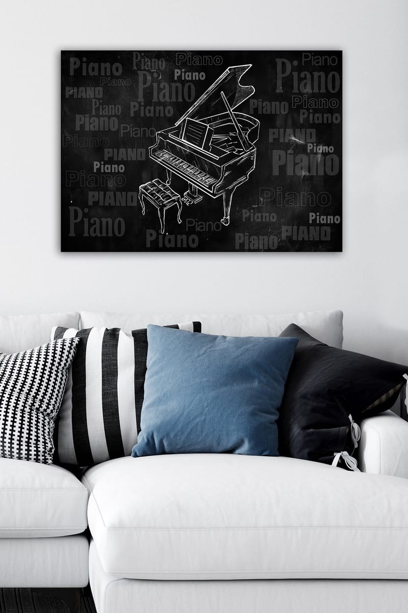 Dekorativ Canvasbilde 50x70 cm - Flerfarget - Innredning - Bilder & kunst - Lerretsbilder