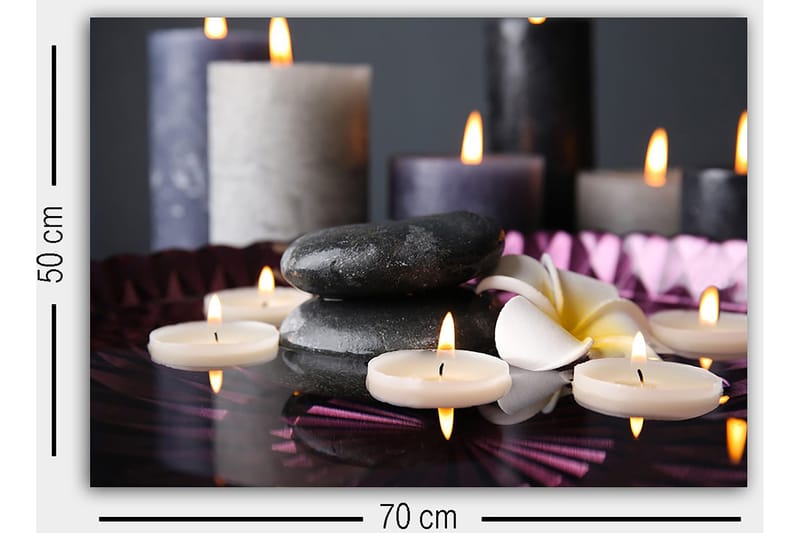 Dekorativ Canvasbilde 50x70 cm - Flerfarget - Innredning - Bilder & kunst - Lerretsbilder