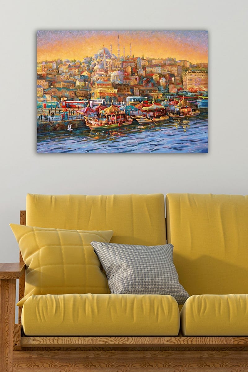 Dekorativ Canvasbilde 50x70 cm - Flerfarget - Innredning - Bilder & kunst - Lerretsbilder