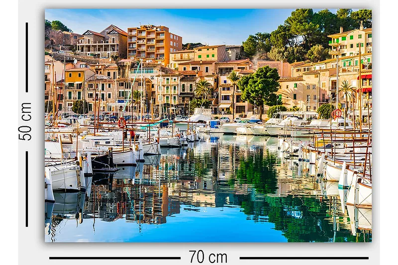 Dekorativ Canvasbilde 50x70 cm - Flerfarget - Innredning - Bilder & kunst - Lerretsbilder