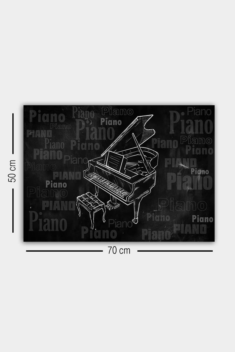 Dekorativ Canvasbilde 50x70 cm - Flerfarget - Innredning - Bilder & kunst - Lerretsbilder