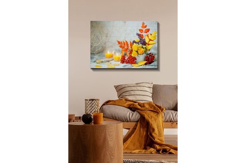 Dekorativ Canvasbilde 50x70 cm - Flerfarget - Innredning - Bilder & kunst - Lerretsbilder