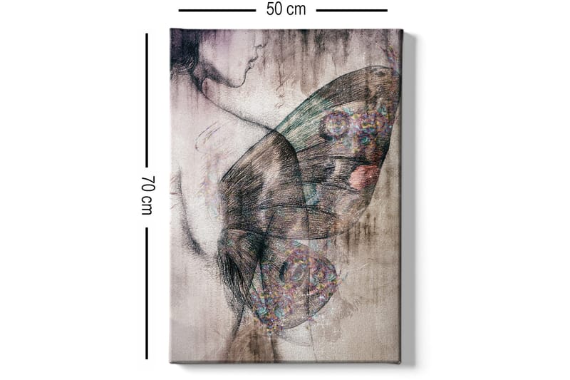 Dekorativ Canvasbilde 50x70 cm - Flerfarget - Innredning - Bilder & kunst - Lerretsbilder