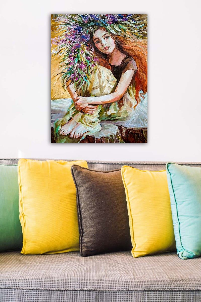 Dekorativ Canvasbilde 50x70 cm - Flerfarget - Innredning - Bilder & kunst - Lerretsbilder