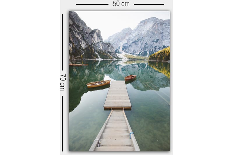 Dekorativ Canvasbilde 50x70 cm - Flerfarget - Innredning - Bilder & kunst - Lerretsbilder