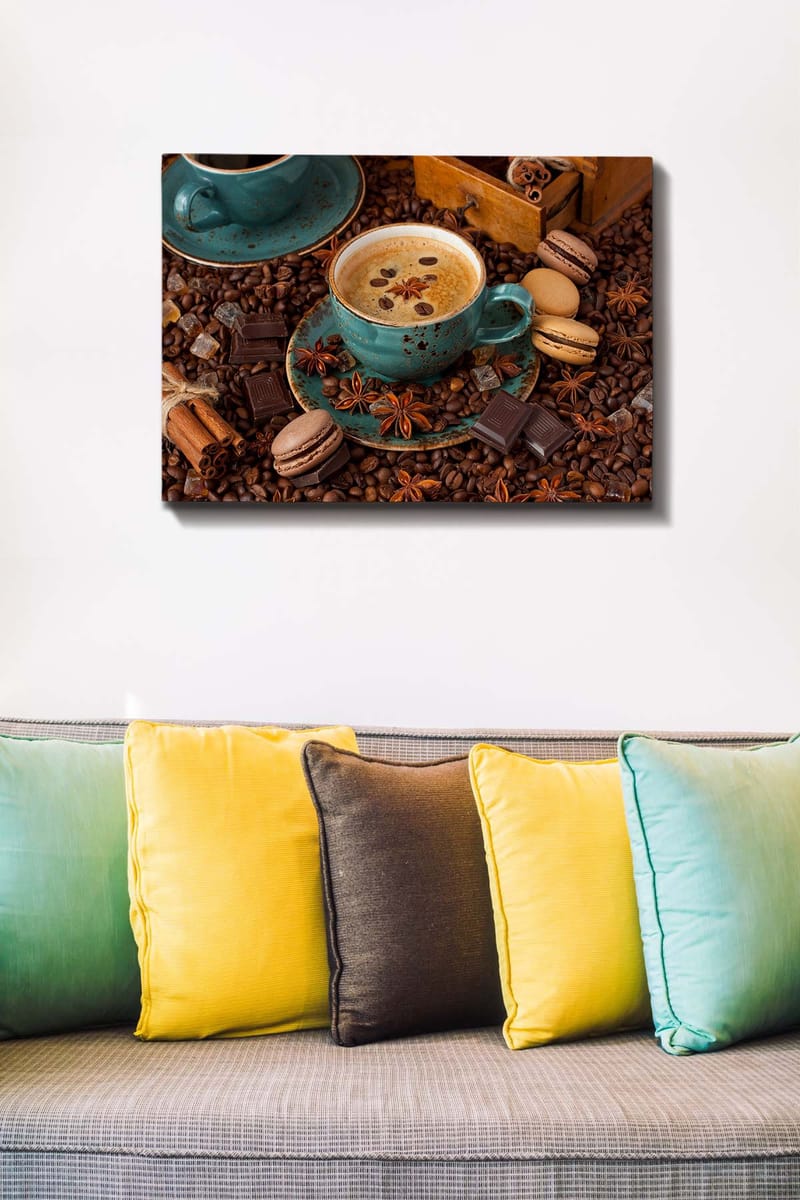 Dekorativ Canvasbilde 50x70 cm - Flerfarget - Innredning - Bilder & kunst - Lerretsbilder