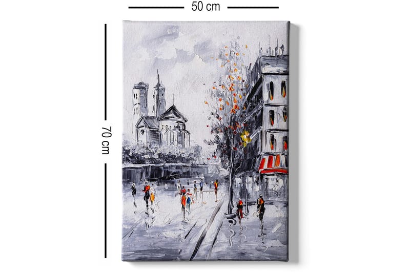 Dekorativ Canvasbilde 50x70 cm - Flerfarget - Innredning - Bilder & kunst - Lerretsbilder